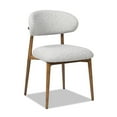 thumbnail image 2 of Jennifer Taylor Home Locke 20.5" Modern Upholstered Dining Chair with Wood Frame, Salt & Pepper Boucle, 2 of 8