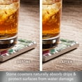 thumbnail image 6 of Thirstystone "Christmas Chalk" 4-Pack Tumbled Tile Coasters, 6 of 7