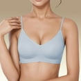 thumbnail image 2 of Brasier Tela de Mantequilla Bralette sin Costuras para Mayor Comodidad, sin Aros, Push up, Relleno, Camiseta, sin Relleno, Copa Suave, Forro Ligero, para Uso Diario Grande, 2 of 9
