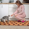 thumbnail image 3 of Orange Bigfoot and Grass Pattern Kitchen Rugs Sets Of 2,Anti Fatigue Kitchen Mat Rugs Non Slip Washable,Decorative Kitchen Floor Mats for Kitchen,Sink,Laundry,17"x30"+17"x47", 3 of 7