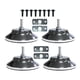 thumbnail image 3 of Niveladores de patas de mesa de billar Cola Ajustable con placas y tornillos Hardware, 3 of 7
