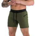 thumbnail image 1 of Men'sYogaShorts5QuickDryWorkoutYogaPickleballShortsZipperPocketDrawstringStretchySlimShorts, 1 of 5