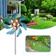 thumbnail image 1 of Molino De Viento De Hierro Forjado Para Jardín, Rotador De Viento En Forma De Flor, Molino De Viento De Metal Para Jardín, Patio, Terraza Monstrate HA036174-00, 1 of 6