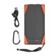 thumbnail image 1 of Banco de energía Solar, cargador de teléfono Solar portátil inalámbrico de 10000mAh con 2 puertos de salida USB para acampar al aire libre, 1 of 8