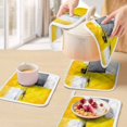 thumbnail image 5 of Oil Painting Yellow Grey Pot Holders for Kitchen Heatproof Potholder, 4 Pack Abstract Modern Street Grunge Art Hot Pads Multipurpose Oven Pads Cloth Potholders Trivet for Cooking and Baking, 5 of 8