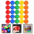 thumbnail image 3 of 100pcs Lottery Balls Ornaments Raffle Drawing Balls Party Activity Plastic Ball Props, 3 of 5