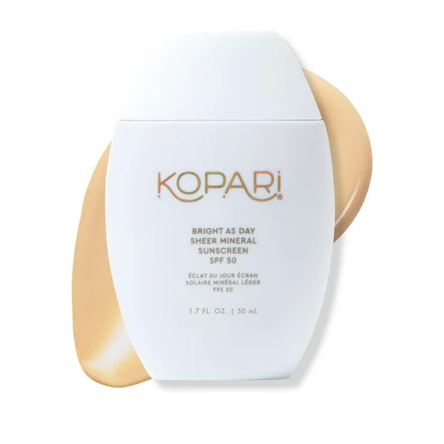 Protector solar Kopari Bright as Day Sheer Mineral SPF 50 50 ml