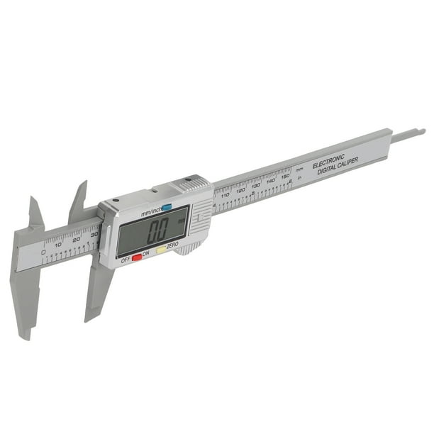 Calibrador Vernier digital de plástico electrónico con pantalla LCD grande para medición diferencial
