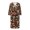 Aesthetic Mushroom, variant on Shark Pattern Bath Robes for Women Lightweight Loungewear Breathable Comfort Bathrobe V Neck Pajama Dress with Adjustable Belt