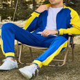 thumbnail image 3 of Men‘s 2 Piece Tracksuits Long Sleeve Stand Collar Sweatshirt + Pants, 3 of 7