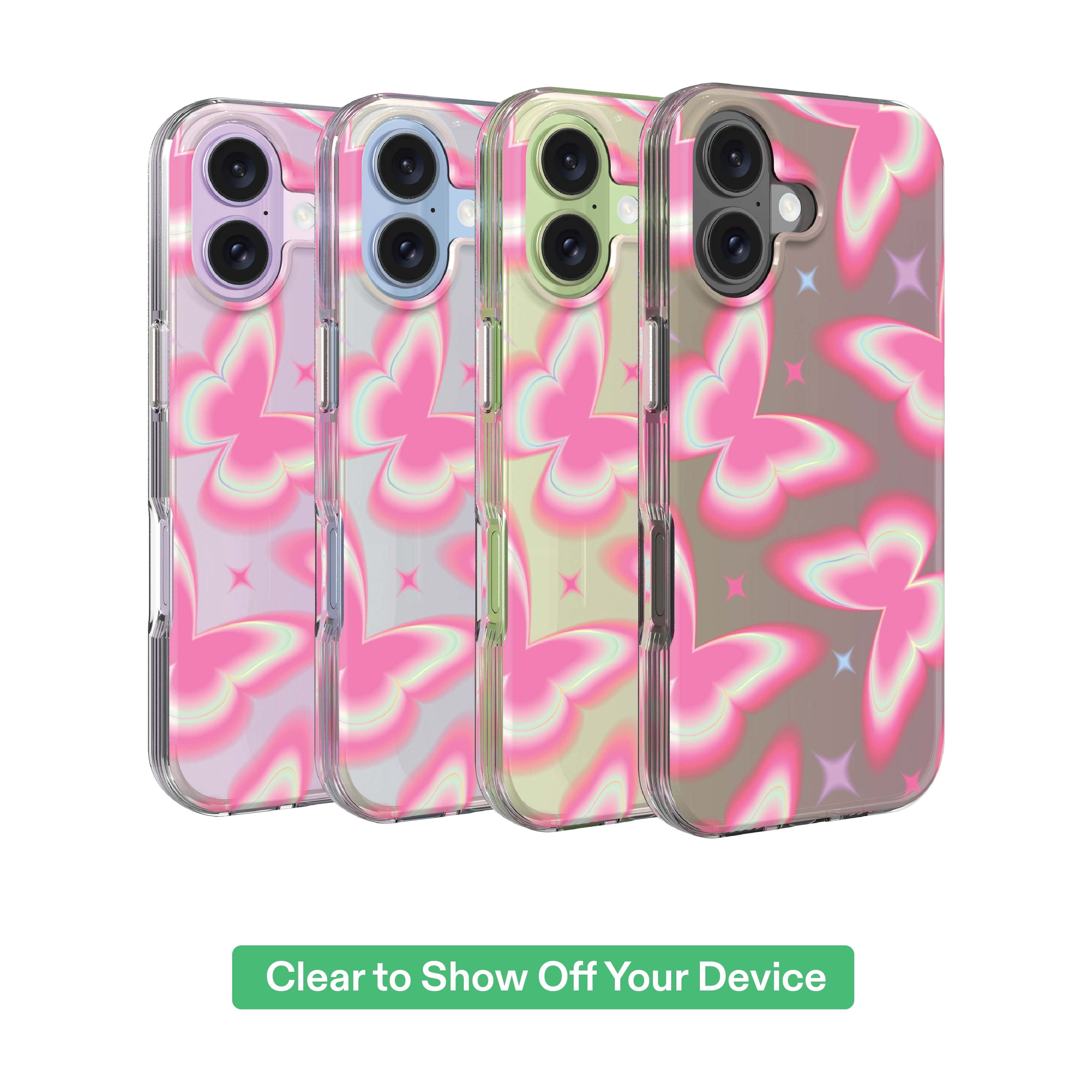 onn Retro Butterfly Phone Case for iPhone 17