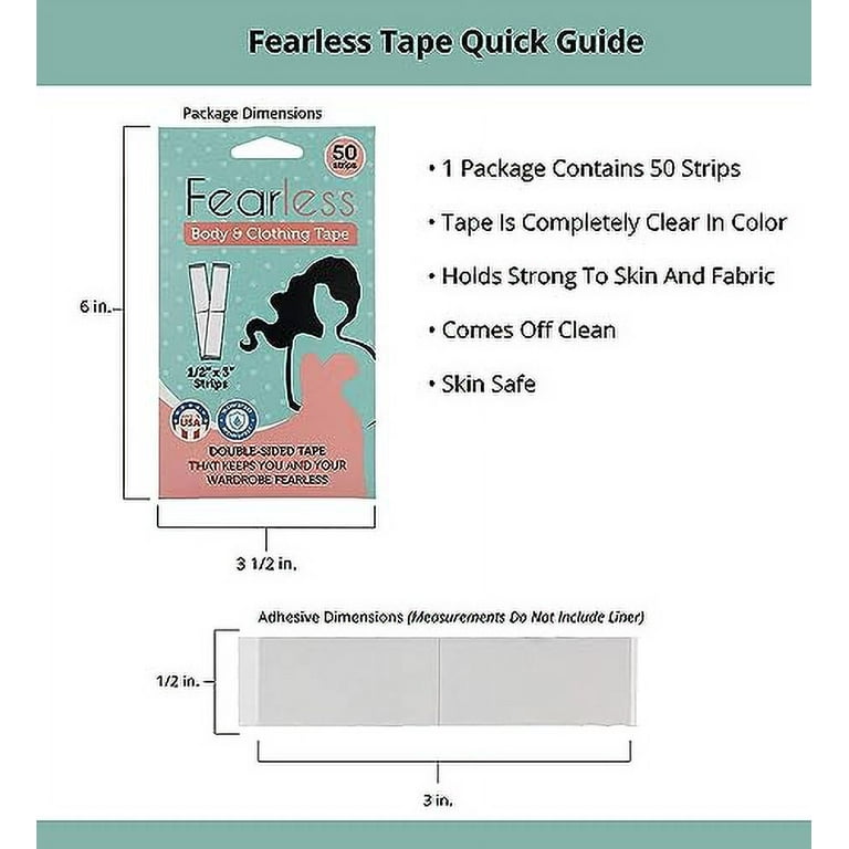 Fearless Fashion Tape Sewing Hem Tape, 2 oz - Walmart.com
