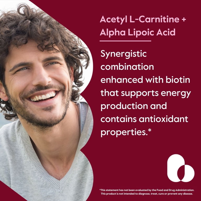 acetyl l carnitine and alpha lipoic acid combination Acetyl L-Carnitine Alpha Lipoic Acid, 120 Capsules