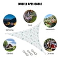 thumbnail image 3 of Toldo solar resistente a los rayos UV 13 FT Triangle Sail Canopy Garden Leyfeng  Sombrilla, 3 of 7