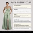 thumbnail image 5 of David’s Bridal, The Edit by DB Studio Women's Formal Empire Waist Ball Gown, Full Length, Satin, 5 of 7