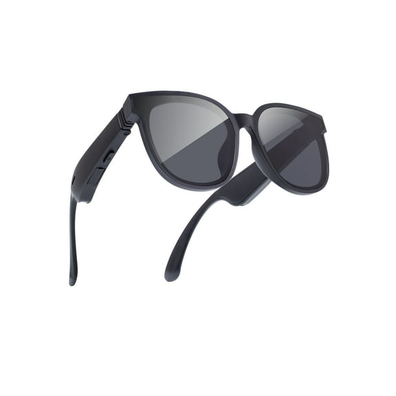 Bluetooth Audio Sunglasses for Men & Women,Smart Glasses with UV400 Polarized Lenses, Wireless Audio Glasses with Speaker and Mic,Voice Assistant & Remote Shooting Control for Outdoors,Travel, Sports