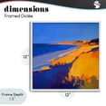 thumbnail image 4 of Stupell Industries Contemporary Complimentary Coast Seascape White Framed Giclee Art, 12 x 12, by Walker Noble, 4 of 8