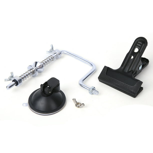 Fishing Line Spool Tool, Easy To Fixing Clamp Type Multirotation Spool Support Compact Size