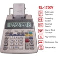 thumbnail image 2 of El-1750V 12-Digit Desktop Printing Calculator, White, 2 of 5