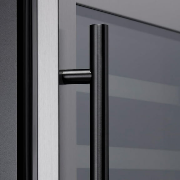 Zephyr Presrv Contemporary 22 Inch Handle - Matte Black (PRHAN-C104) - Compatible Presrv™ Compact Coolers, kegerators, and refrigerators (1 Per Kit)