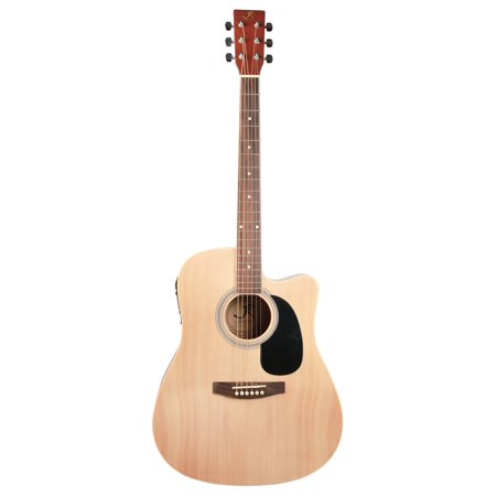 J Reynolds Dreadnought Acoustic-Electric Guitar - Natural - JR70AEN