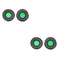 thumbnail image 4 of QualitChoice Coussinets d'Oreilles pour Casque de Jeu Rond en Cuir Manches en Maille Remplacement pour Skullcandy HES2.0 Vert 2Ensemble, 4 of 6