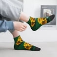 thumbnail image 4 of Salouo Sunflowers in Bucket Pattern Unisex Middle Tube Socks,Middle-Finger Knee High Socks Over The Calf Tube Stocking Crew Stockings for Women and Men Tube Socks, 4 of 8