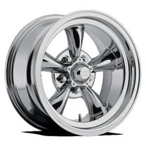 American Racing Vintage Aluminum Rim VN605 TORQ THRUST D 15X6in Chrome Finish, VN6055661