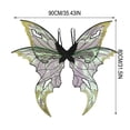 thumbnail image 3 of ddioayh Costume Wings Sparkly With Elastic Shoulder Straps Foldable For Photography Halloween Masquerade Parties Carnival Events, 3 of 8