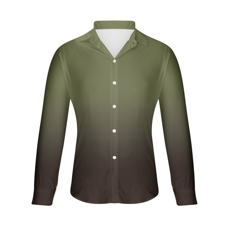 Men's Fashion Button Down Shirts,Long Sleeve Shirts for Men Button
