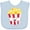 AE-Light Blue, variant on Inktastic Cute Kawaii Popcorn Boys or Girls Baby Bib
