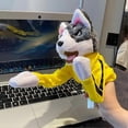 thumbnail image 5 of Kung-Fu Husky Puppet Toy with Sound, Husky Plush Toys Hand Puppet Puppy Muppets for Halloween, Storytelling, Role Play, 5 of 5