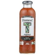 Honest Tea Organic Bottled Tea Just Black Unsweetened. 16 Fl Oz