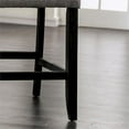 thumbnail image 5 of Furniture of America Iceland Fabric Upholstered Counter Chair in Gray (Set of 2), 5 of 5