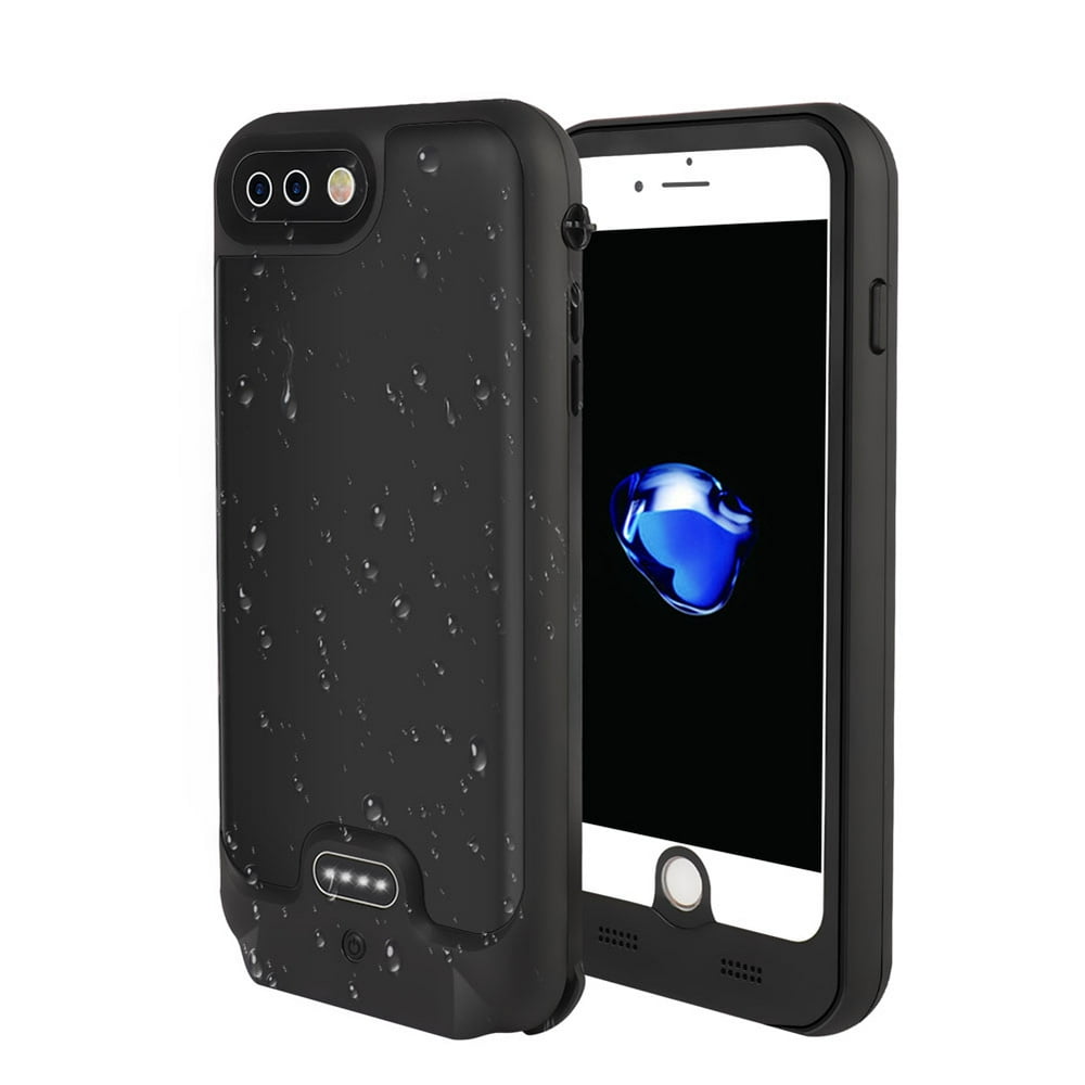 For iPhone 8 Plus/7 Plus Battery Case, Slim Portable Power
