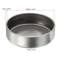 thumbnail image 2 of Pipe End Cap,1Pcs 304 Stainless Steel Tube End Cap Round Fitting Cap 2.32"(59mm)ID Polished Weld Pipe Cover, 2 of 5