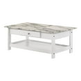 thumbnail image 2 of Furniture of America Histe Wood Storage 4-Piece Coffee Table Set in White, 2 of 14