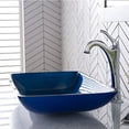 thumbnail image 4 of KRAUS GVR-204-RE Irruption Rectangular Glass Vessel Bathroom Sink, 4 of 6