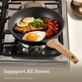 thumbnail image 3 of Carote 3-Piece Nonstick Frying Pan Set, 8", 9.5" & 11" Skillets, Induction Compatible Cookware, 3 of 5