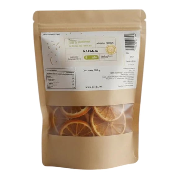 Naranja deshidratada 100 g Ceiba Alimentos fruta premium