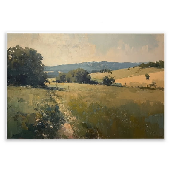 Stupell Industries Vast Country Landscape Landscape & Nature Painting Unframed Art Print Wall Art, 15 x 10