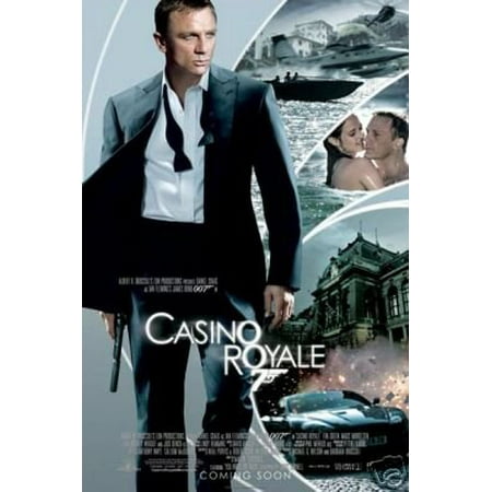 Casino Royale Movie (Action Collage, Daniel Craig As James Bond) Poster New (Daniel Craig Best Bond)