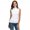 White, variant on Womens Sleeveless Solid Slim Fit Turtleneck Tee Shirt Top Blouse