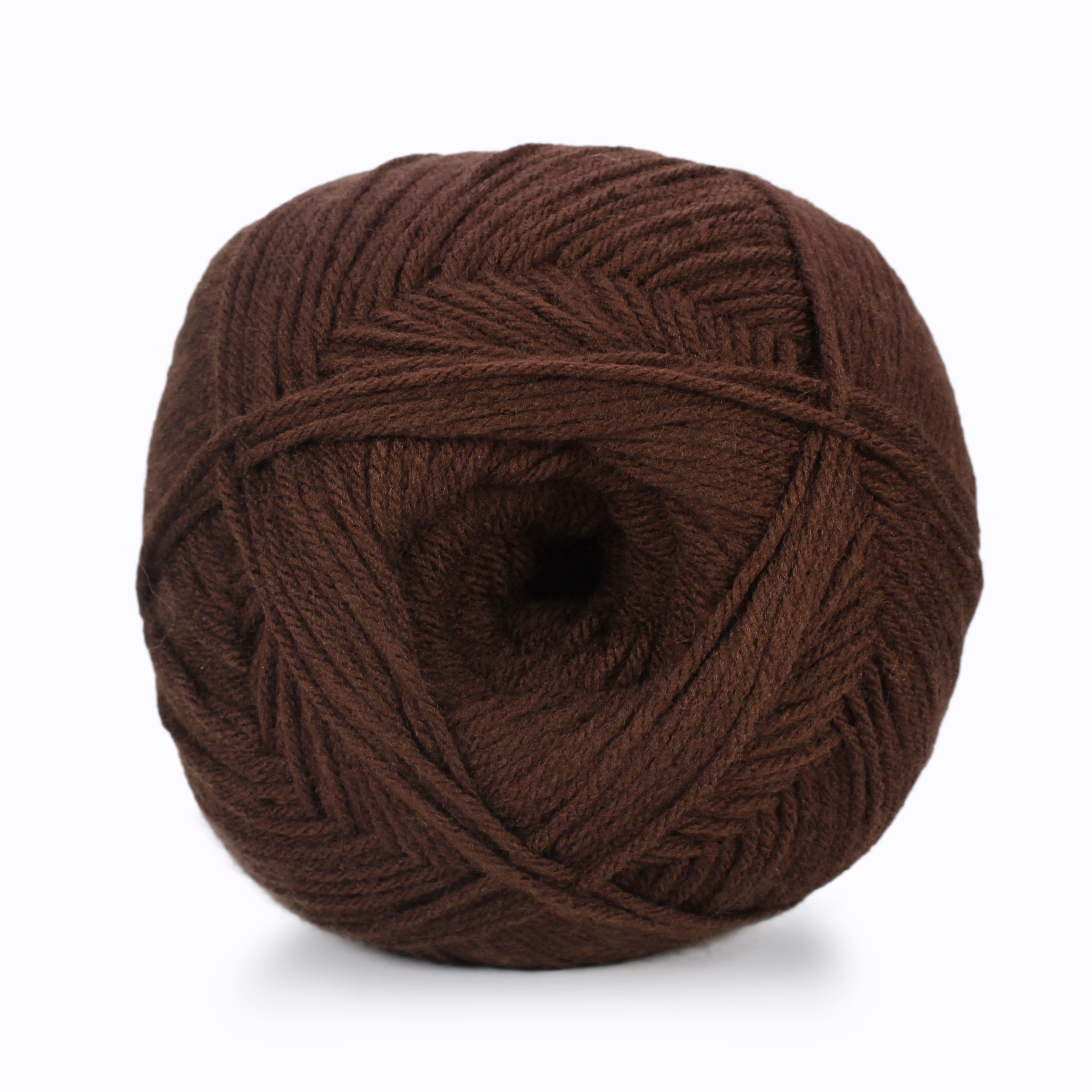 Big Twist Value Pound+ Yarn, Bulk Medium Worsted 100% Acrylic Skeins, Assorted Colors, 17.6 oz, 6-Pack