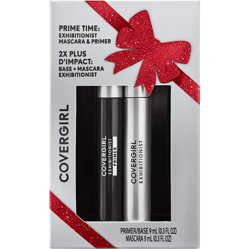 Covergirl PRIMETIME Exhibitionist MASCARA & PRIMER GIFT SET Walmart