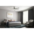 thumbnail image 5 of Hunter - Gravity Indoor Ceiling Fan With Light, Remote, 60-inch, Matte Silver, Casual-style, 6-speed, Energy Star, WiFi Smarthome, 51883, for Living Rooms, Bedrooms, 5 of 18