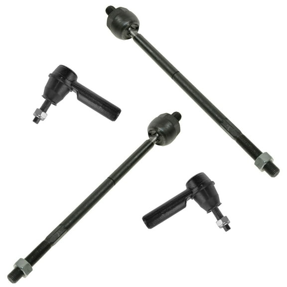 TRQ Tie Rod Ends Left LH & Right RH Inner Outer Kit Set of 4 for 05-10 Mustang PSA55012 Fits select: 2005-2010 FORD MUSTANG