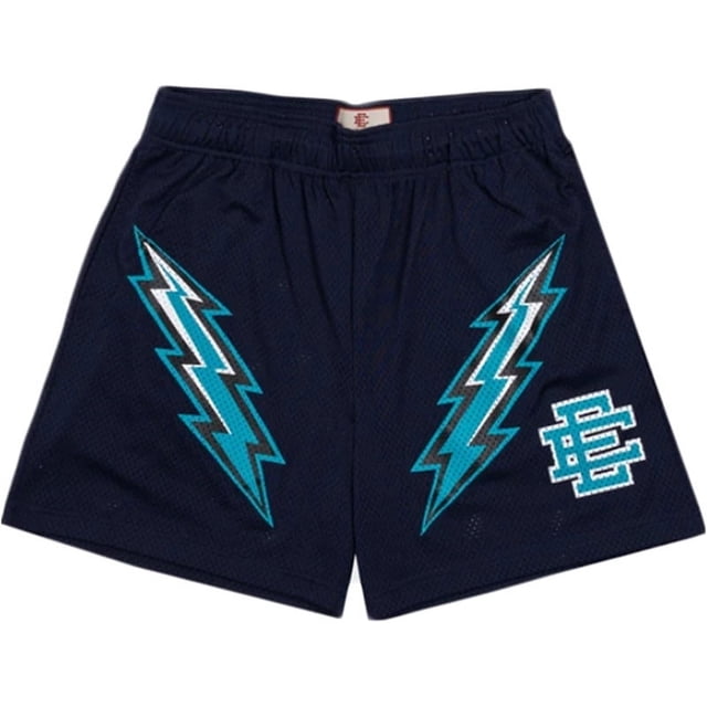EE-pantalones cortos deportivos para hombre, shorts informales de malla para entrenamiento, gimnasio, Nueva YORK
