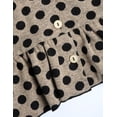 thumbnail image 2 of Chicco Cárdigan Color Café Con Puntos Varias Tallas, 2 of 2