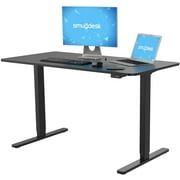 FairyStar Standing Desk, 48 x 24 inches Computer Desk Electric Height Adjustable Table Home Office Desk with Splice Board and Black Frame